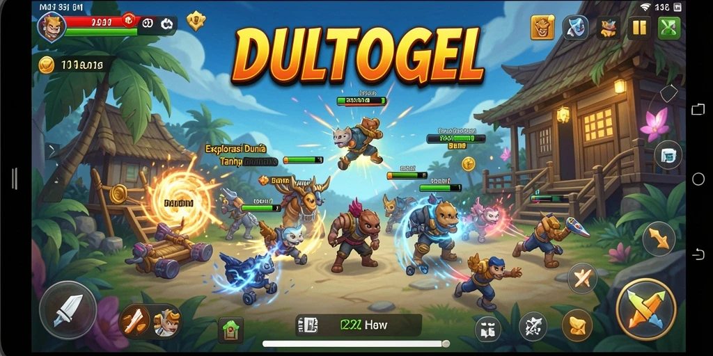 Screenshot dari gameplay DULTOGEL menampilkan eksplorasi dunia terbuka yang menakjubkan.