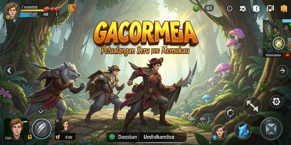 Screenshot GACORMEGA menampilkan aksi penuh petualangan dan eksplorasi.