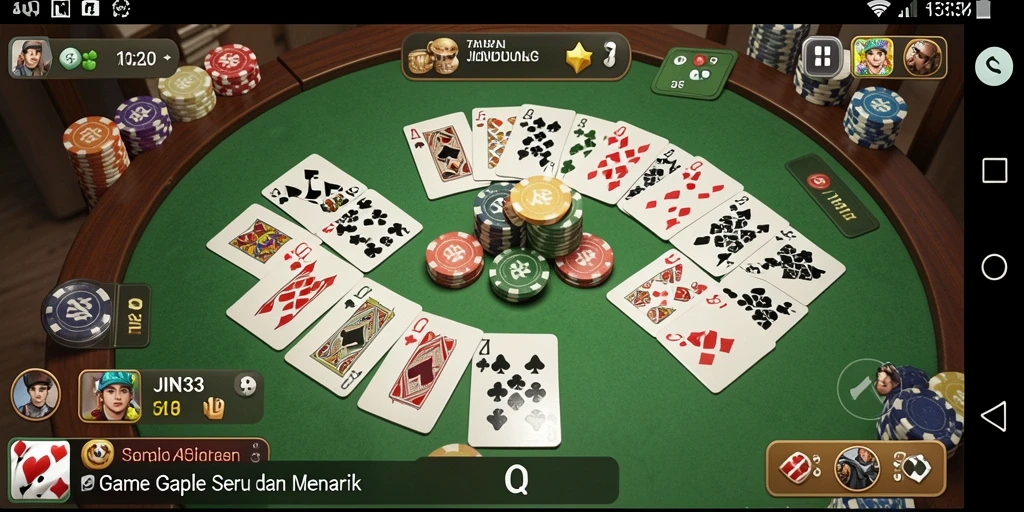 Tampilan gameplay seru dalam JIN33 dengan suasana kompetitif.