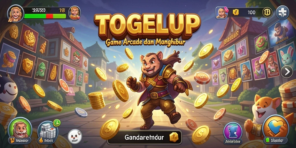 Tampilan gameplay TOGELUP yang mengasyikkan dan penuh warna.