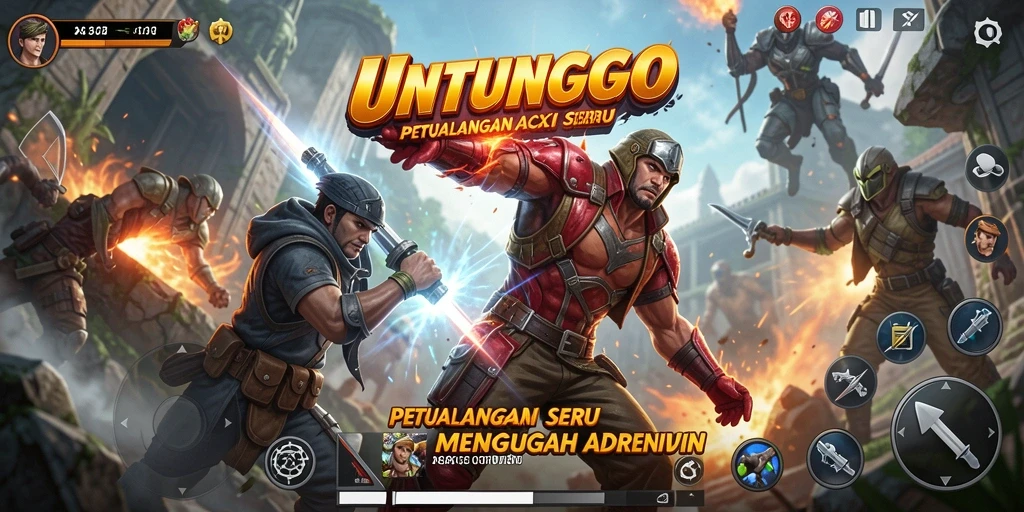 Gameplay seru dan menegangkan di UNTUNGGO.